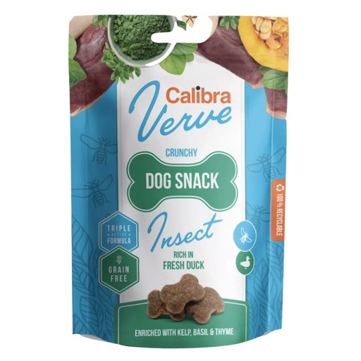 [E014000] Calibra Dog Verve Crunchy Sn. Insect&Fresh Duck 150g