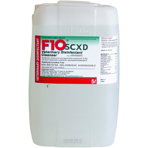 [E014015] F10 SCXD Veterinary Disinfectant Cleanser 25 L