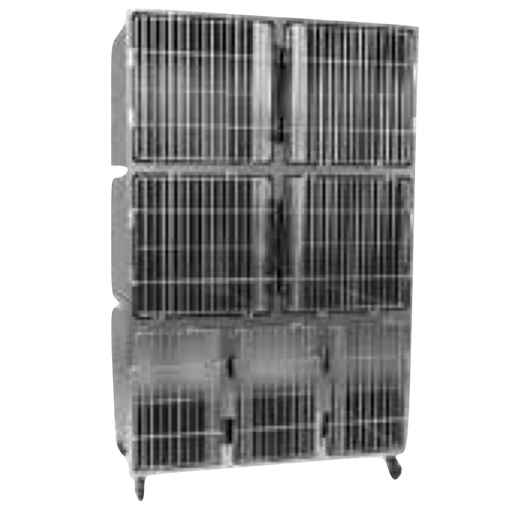 [E014293] 7 PLACE STAINLESS STEEL CR 050 (W=1280 x D=700 x H=1930), MIDDLE ROW=A1S+A1S; BOTTOM ROW = A3+D)