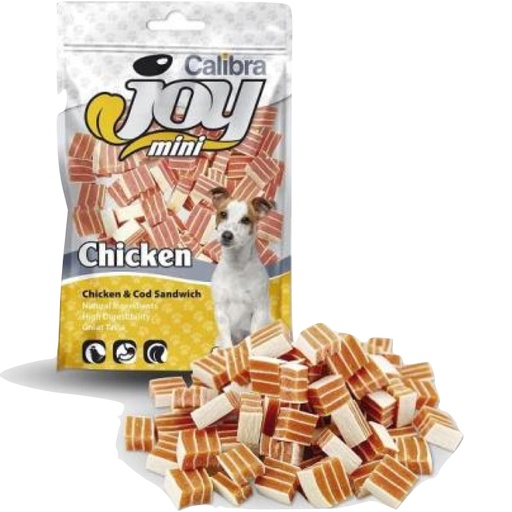 [E014880] Calibra Joy Dog Chicken & Cod Sandwich 70g