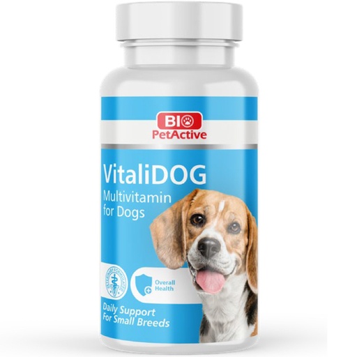 [E015104] Bio PetActive Vitalidog Small Breed (Multivitamin Tablet for Dogs) 60 Tabs