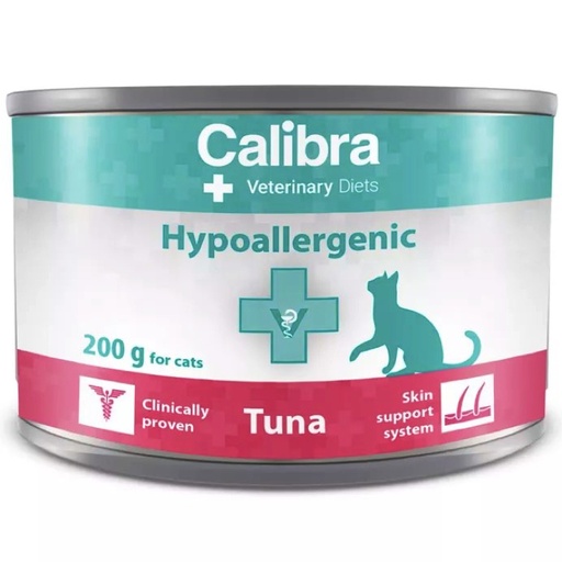 [E015150] Calibra VD Cans Cat Hypoallergenic Tuna 200g