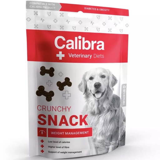 [E015156] Calibra VD Dog Crunchy Snack Weight Management 120g