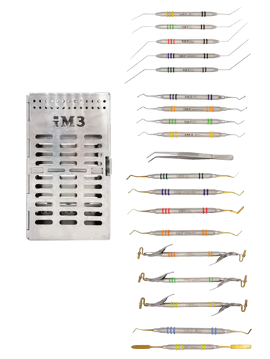 [E015169] 19 Piece Complete Endodontic & Restoration Instrument Kit