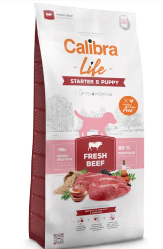 [E016230] Calibra Dog Life Starter & Puppy Fresh Beef 2.5kg