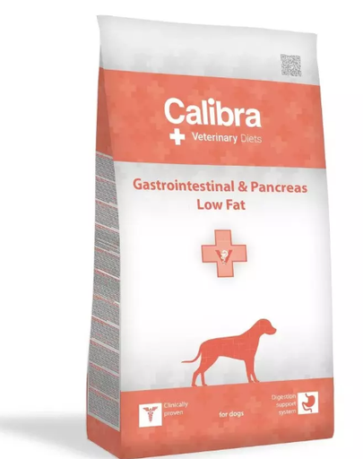 [E016234] Calibra VD Dog Gastrointestinal & Pancreas Low Fat 2kg