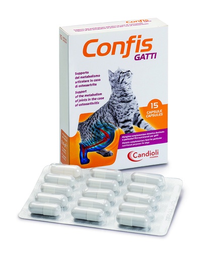 [E016356] Confis gatti 500 mg - 15 cps