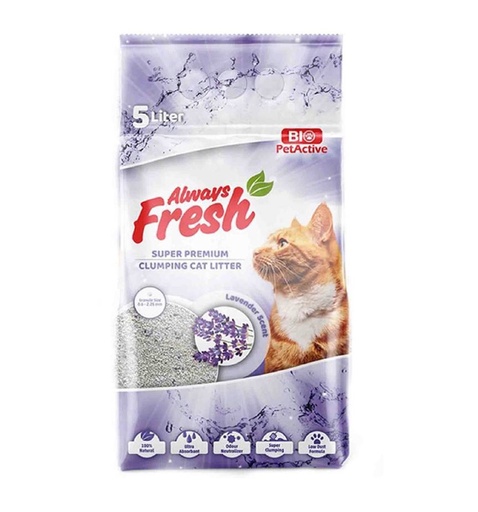 [E017690] AlwaysFresh Lavender Scent (Clumping Cat Litter) 5L