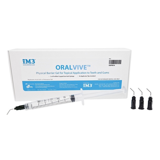 [E017700] OralVive hyaluronic acid (HA) Veterinary Dental Gel 3mL