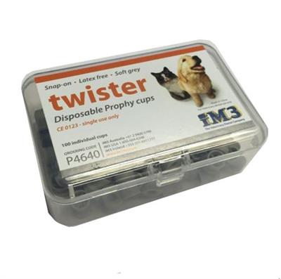 [E002653] Prophy Cups "Twister - Snap-on" (Disposable) x 100