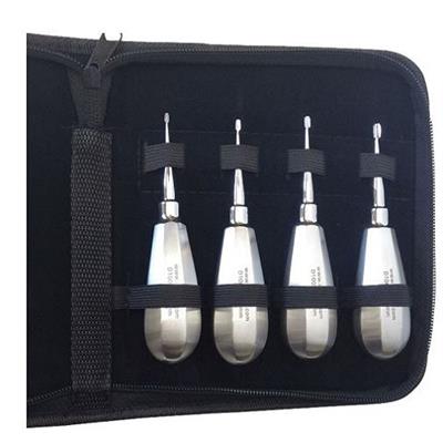[E002718] Im3 4Pc Winged Elevator Set 1-4mm Stubby Handle