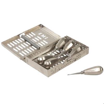 [E002719] Im3 6Pc Winged Elevator Set 1-6mm Stubby Handle In Stainless Steel Case