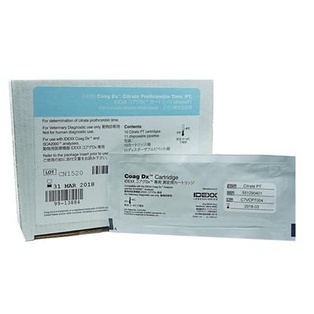 Coag Dx  Cartridge Citrated Blood Pt Ptc (10)