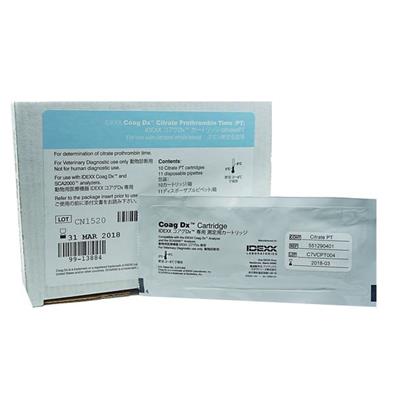 [E002947] Coag Dx  Cartridge Citrated Blood Pt Ptc (10)
