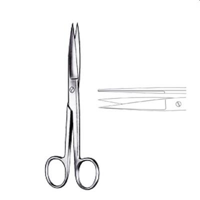 [E003678] Rl Scissors Sh/Sh Str 13Cm