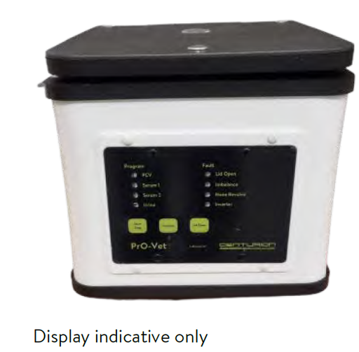 [E003881] Pro-Vet Centrifuge He 230V, 50/60Hz