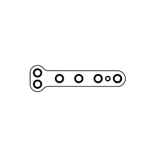 [E004199] Lock T Plate 2.0mm 6 Hole 32mm