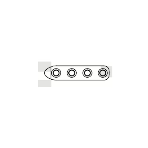 [E004223] Stacked Locking Plate 2.0mm/4Hole