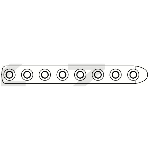 [E004613] Stacked Locking Plate 2.7mm/8Hole