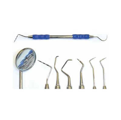 [E004762] Periodontal instrument Set With Colour Coded Silicone Handle
