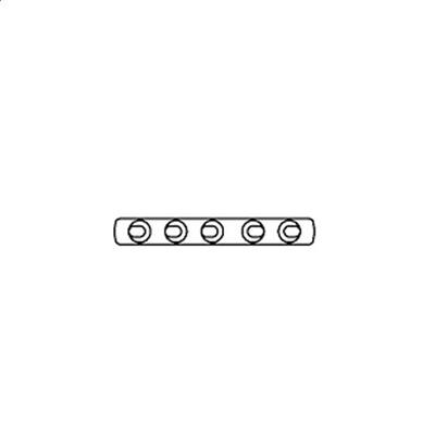 [E005060] 1.0mm Compression Plate 5 Hole 22mm Long