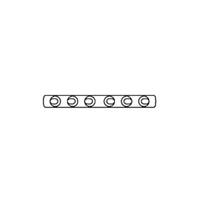 [E005061] 1.0mm Compression Plate 6 Hole 26mm Long