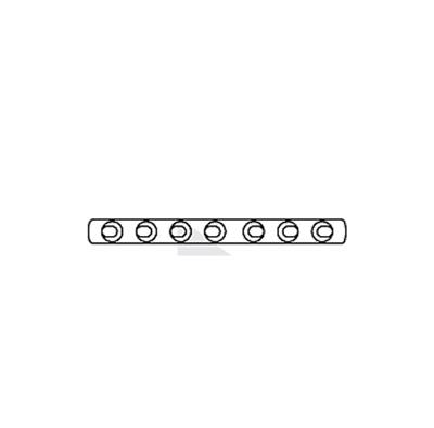 [E005062] 1.0mm Compression Plate 7 Hole 30mm Long