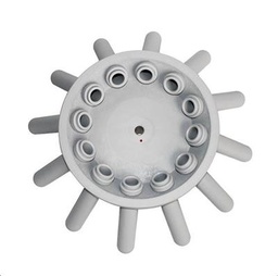 [E005768] 12Placement Test Tube Rotor For Combo V24 W/Lrg &amp; Sml Tube Sleeves