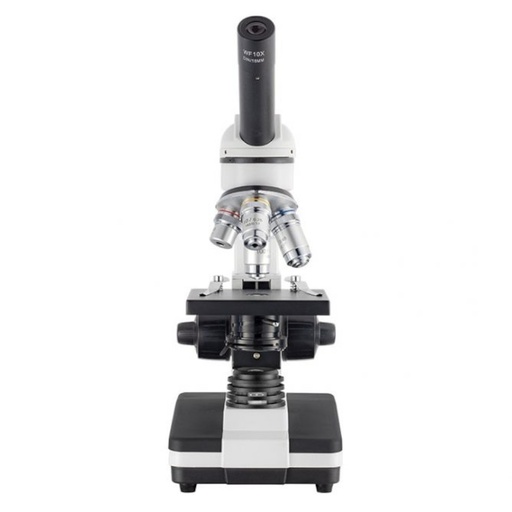 [E006826*] Microscope - Led Rechg/4Obj./Abbe/Iris/Coaxial