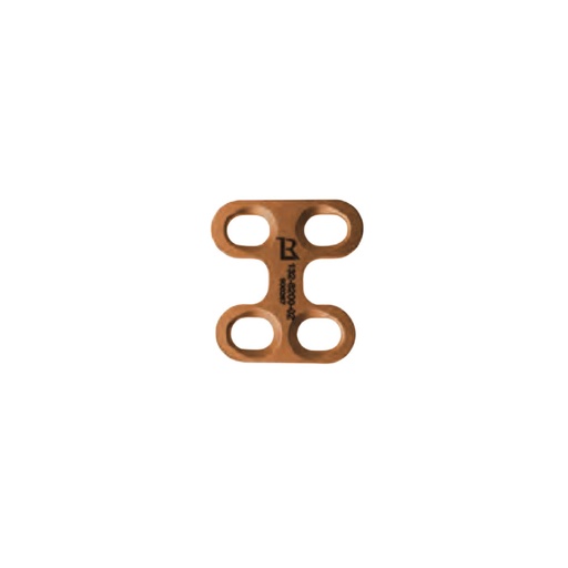 [E007188] Rl Patella Luxation Plate 6-Hole 1mm Height 2.4mm Screws