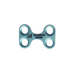 [E007189] Rl Patella Luxation Plate 4-Hole 1mm Height 2mm Screws
