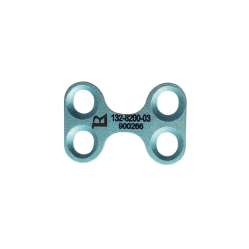[E007189] Rl Patella Luxation Plate 4-Hole 1mm Height 2mm Screws
