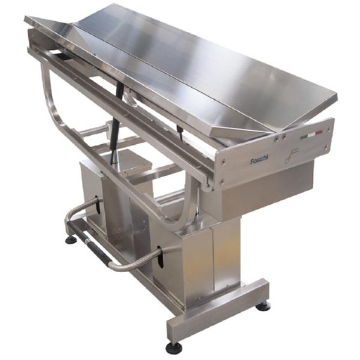 [E007536] Foschi Stainless Steel Hydraulic Surgical Table - V Top